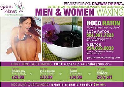 Green Wave Body Waxing Coupon