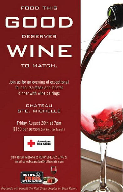 Red Cross Wine & Dinner Benefit